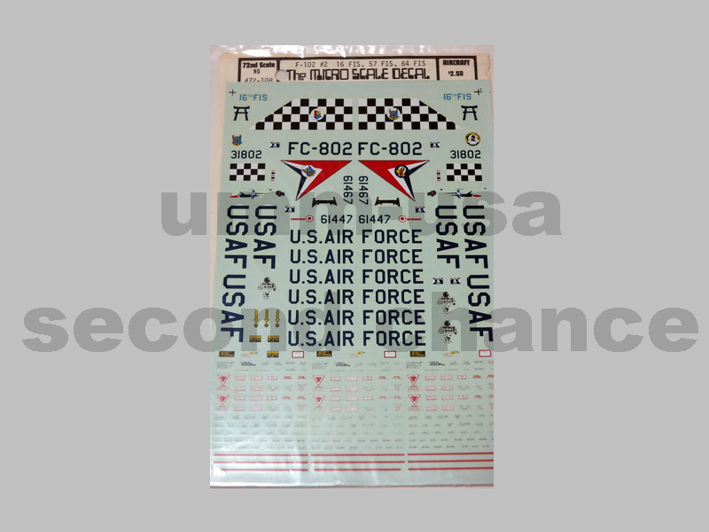 MS72-108 F-102 #2 (SCH) 1/72
